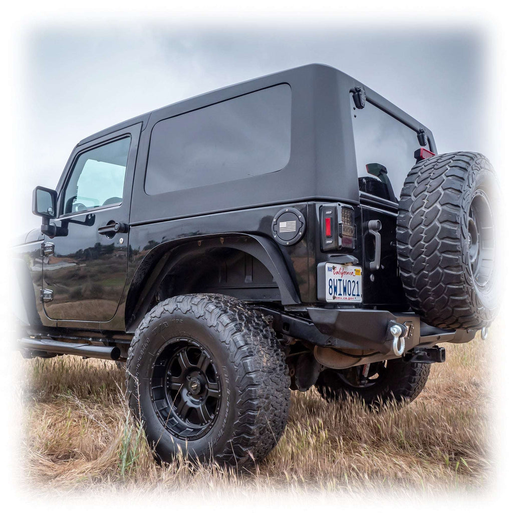 Turn Offroad Squareback 2-Piece Hard Top for Jeep Wrangler JK 2-Door