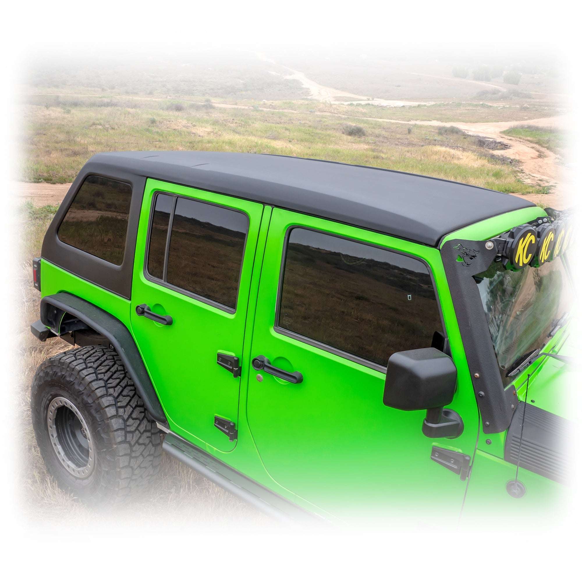 Turn Offroad 1-Piece Fastback Hard Top for Jeep Wrangler JK 4-Door