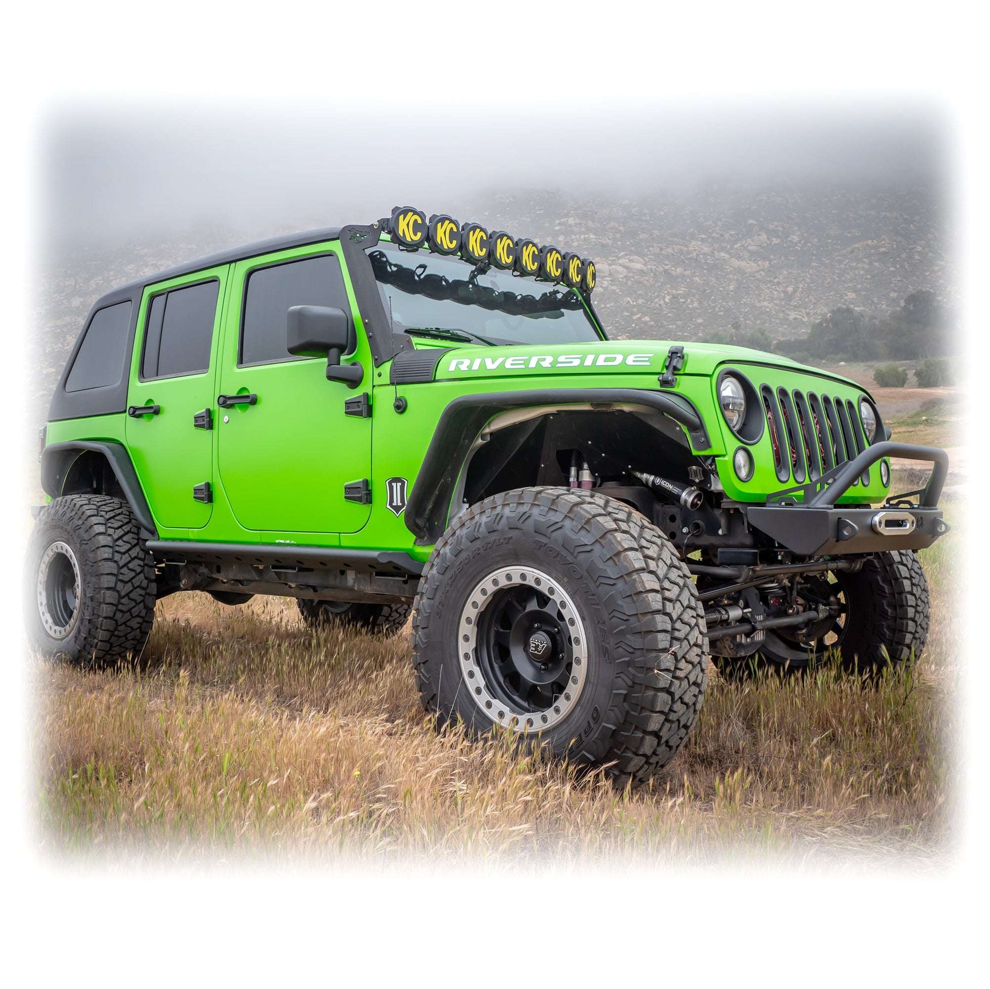 Turn Offroad 1-Piece Fastback Hard Top for Jeep Wrangler JK 4-Door