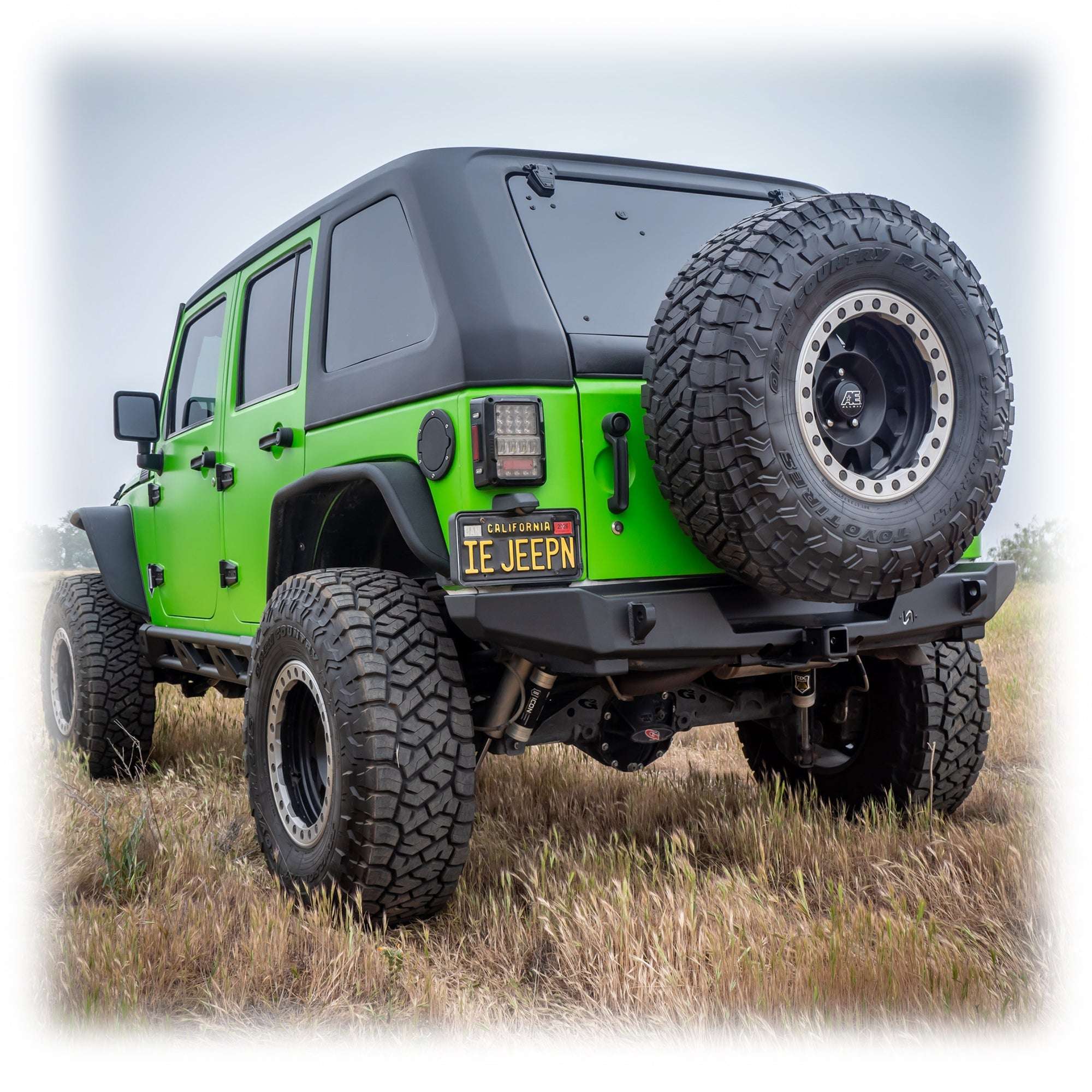 Turn Offroad 1-Piece Fastback Hard Top for Jeep Wrangler JK 4-Door