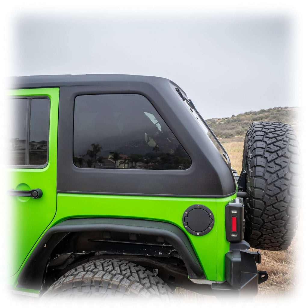 Turn Offroad 1-Piece Fastback Hard Top for Jeep Wrangler JK 4-Door