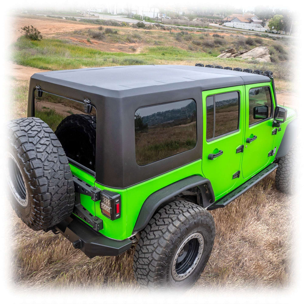 Turn Offroad Squareback 2-Piece Hard Top for Jeep Wrangler JK 4-Door