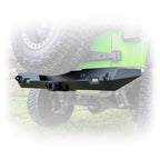 Turn Offroad Rear Bumper with LED Pod Lights and Hitch Receiver for Jeep Wrangler JK
