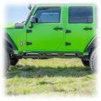 Turn Offroad Rock Sliders with Frame-Mount System for Jeep Wrangler JK 4-Door