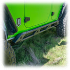 Turn Offroad Rock Sliders with Frame-Mount System for Jeep Wrangler JK 4-Door
