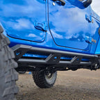 Turn Offroad Rock Sliders with Frame-Mount System for Jeep Wrangler JK 4-Door