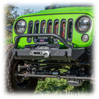 Turn Offroad Stubby Front Bumper for Jeep Wrangler JK, JL, and Gladiator JT