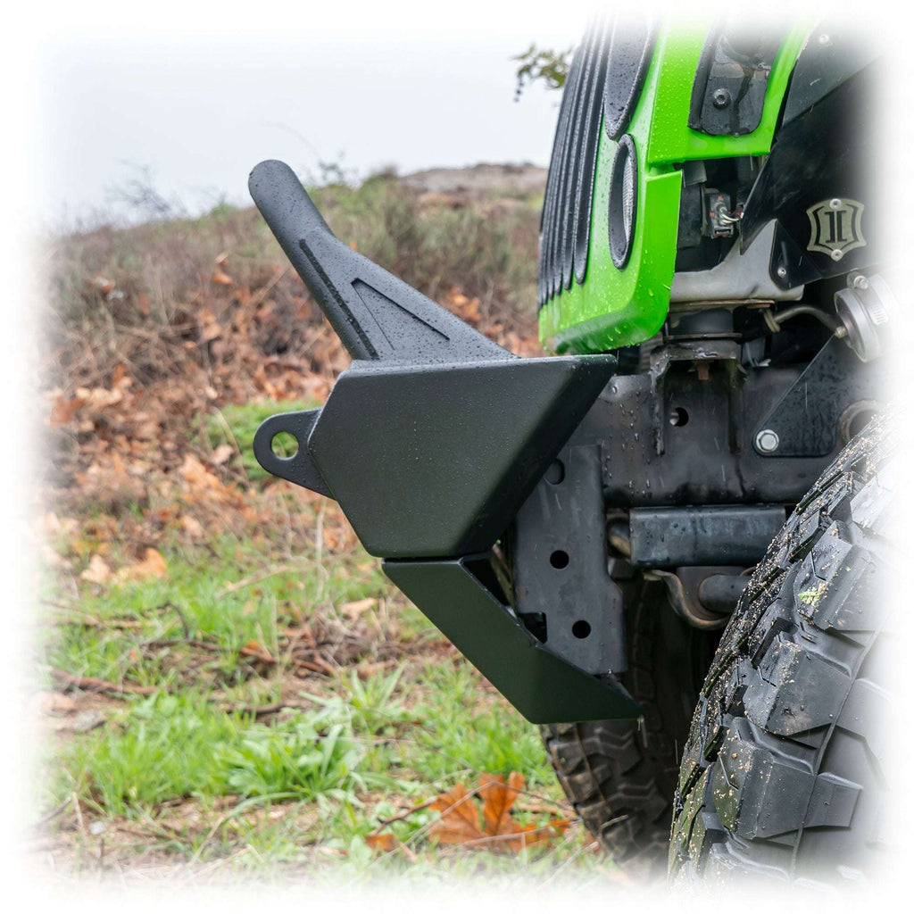 Turn Offroad Front Bumper with Full Skid Plate for Jeep Wrangler JK, JL, and Gladiator JT