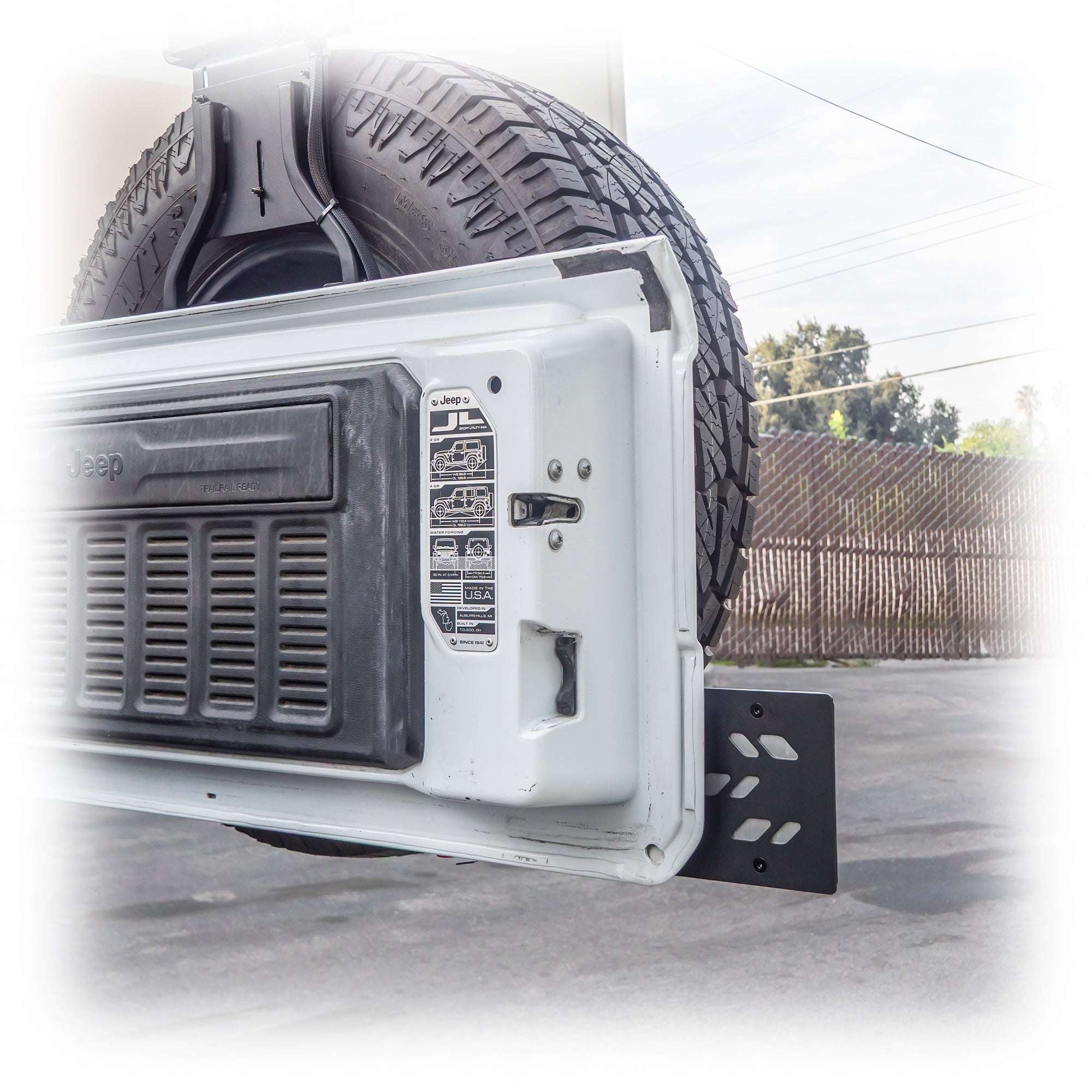 Turn Offroad License Plate Relocation Kit for Jeep Wrangler JL