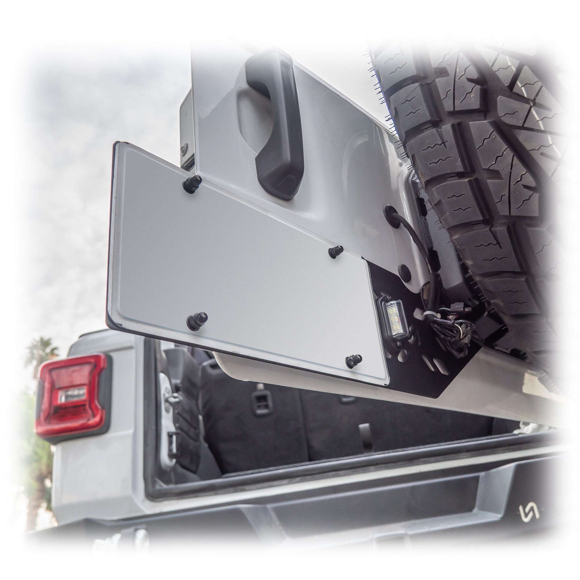 Turn Offroad License Plate Relocation Kit for Jeep Wrangler JL