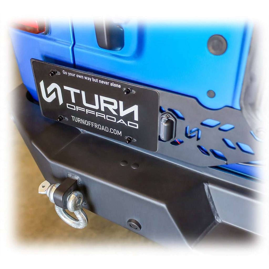 Turn Offroad License Plate Relocation Kit for Jeep Wrangler JL
