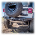 Turn Offroad Rear Bumper with Hitch Receiver for Jeep Wrangler JL