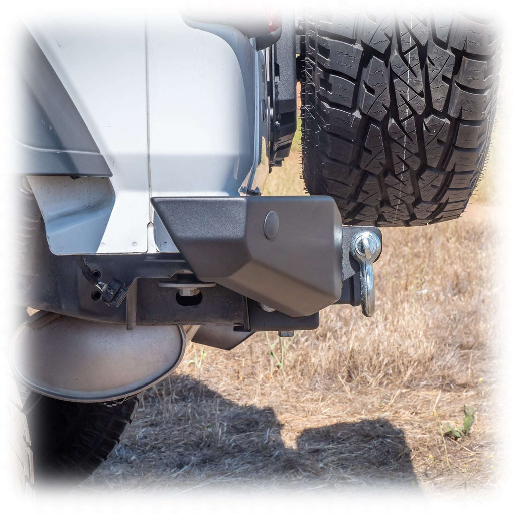 Turn Offroad Rear Bumper with Hitch Receiver for Jeep Wrangler JL