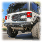 Turn Offroad Rear Bumper with LED Pod Lights and Hitch Receiver for Jeep Wrangler JL