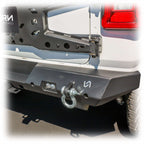 Turn Offroad Rear Bumper with LED Pod Lights and Hitch Receiver for Jeep Wrangler JL
