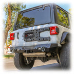 Turn Offroad Rear Bumper with LED Pod Lights and Hitch Receiver for Jeep Wrangler JL