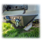 Turn Offroad Minimalist Rear Bumper with LED Pod Lights and Hitch Receiver for Jeep Wrangler JL
