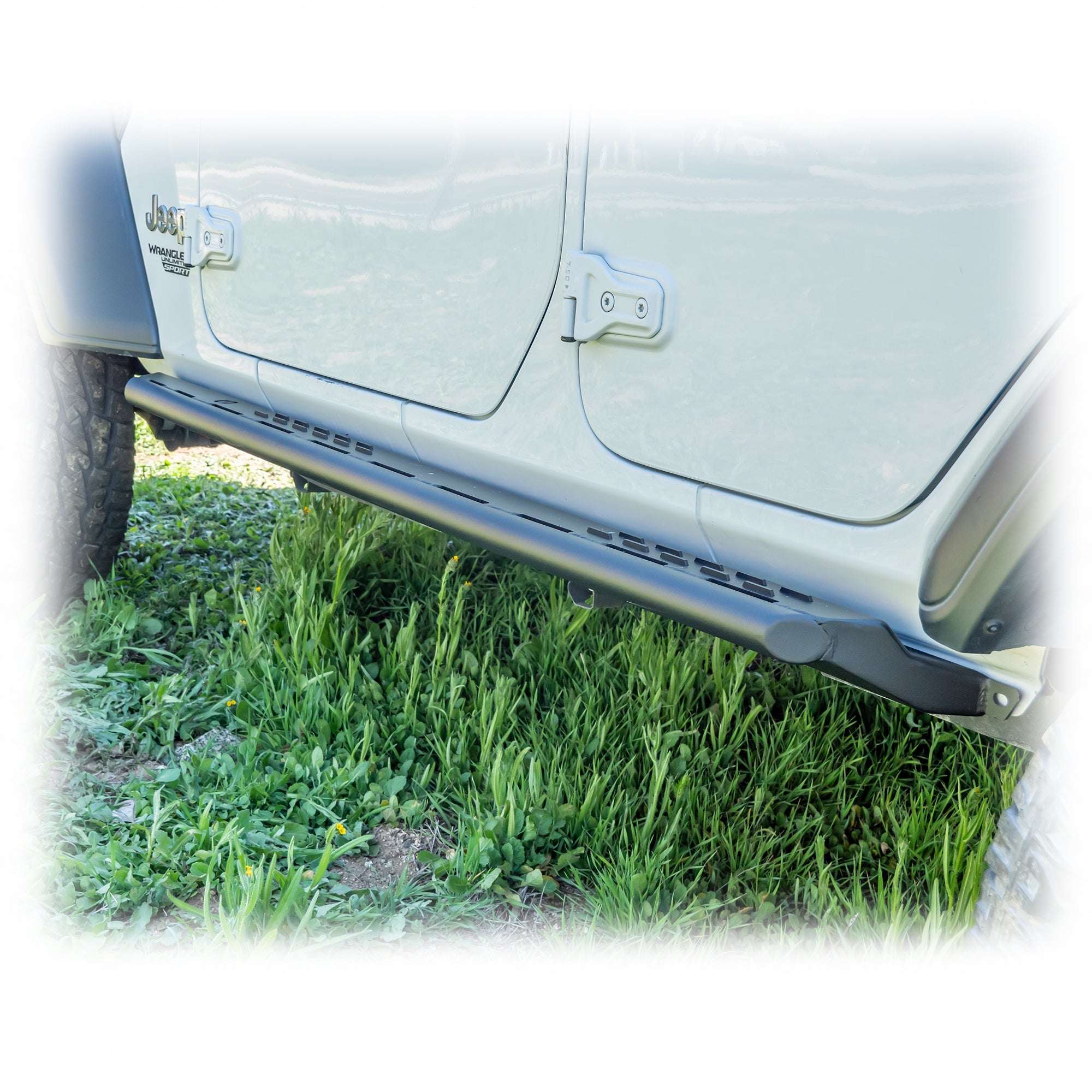 Turn Offroad Rock Slider Steps with Frame-Mount System for Jeep Wrangler JL 4-Door