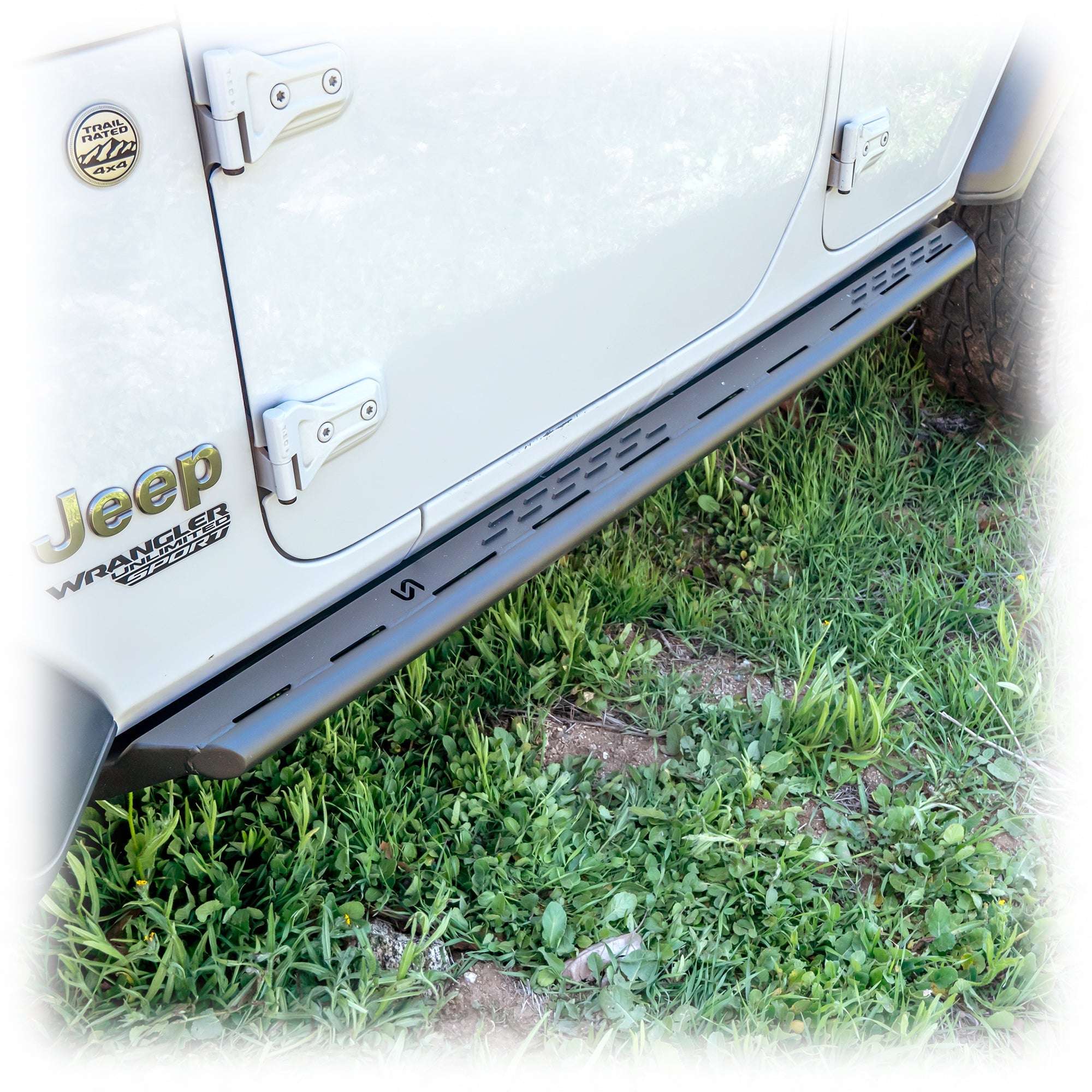 Turn Offroad Rock Slider Steps with Frame-Mount System for Jeep Wrangler JL 4-Door