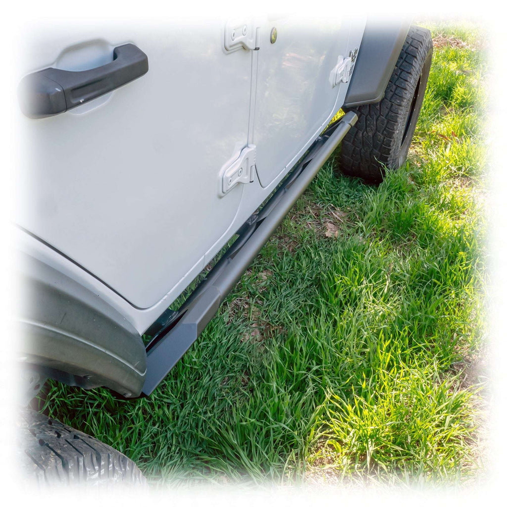 Turn Offroad Rock Sliders with Frame-Mount System for Jeep Wrangler JL 4-Door