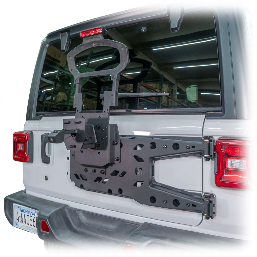 Turn Offroad Tailgate Reinforcement Tire Carrier for Jeep Wrangler JL
