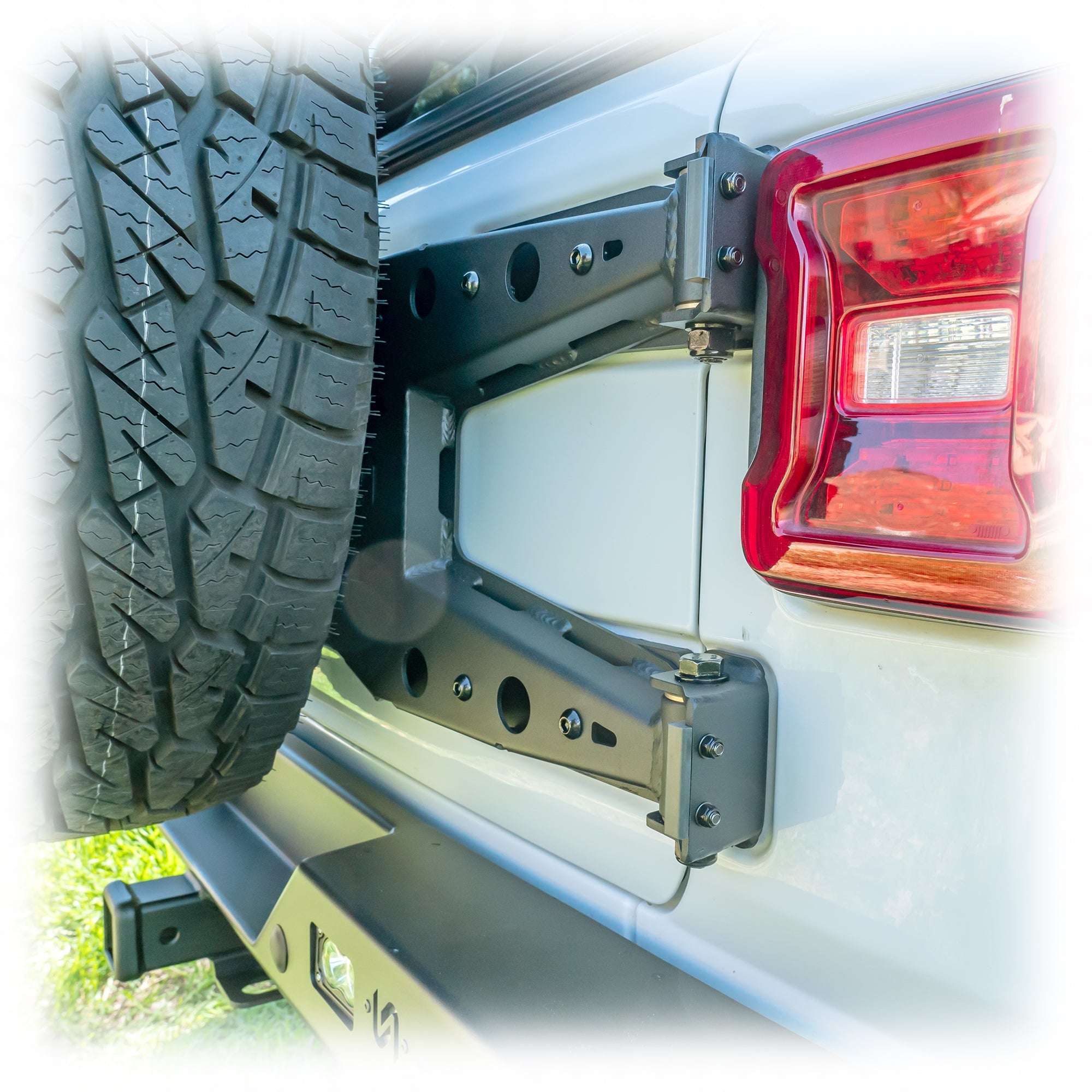 Turn Offroad Tailgate Reinforcement Tire Carrier for Jeep Wrangler JL