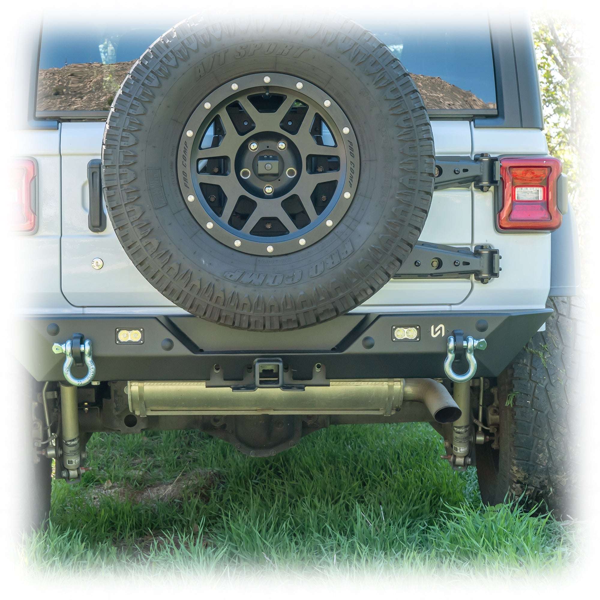 Turn Offroad Tailgate Reinforcement Tire Carrier for Jeep Wrangler JL