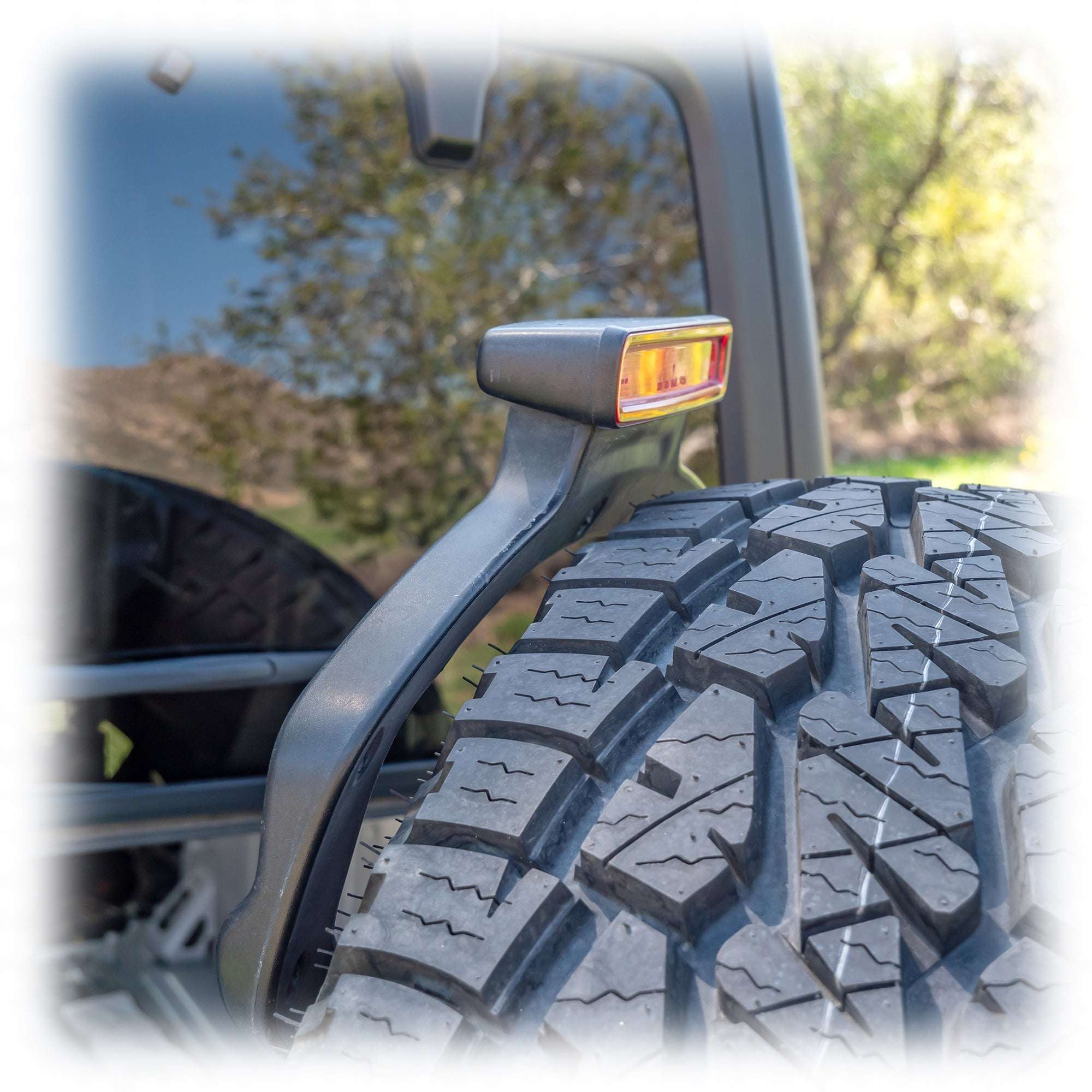 Turn Offroad Tailgate Reinforcement Tire Carrier for Jeep Wrangler JL