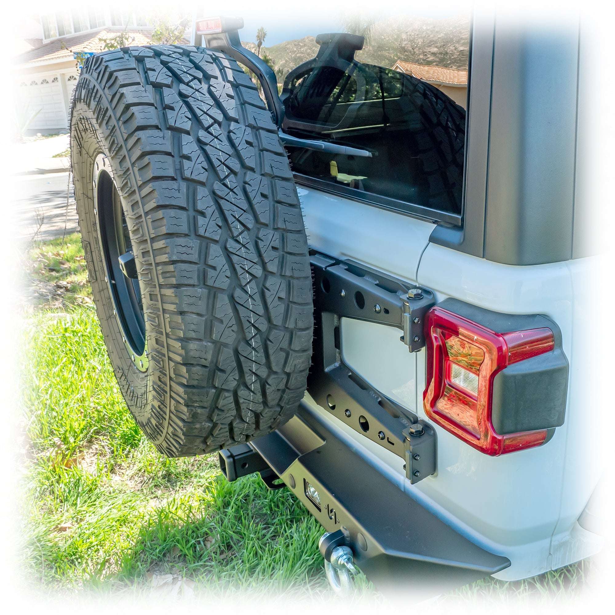 Turn Offroad Tailgate Reinforcement Tire Carrier for Jeep Wrangler JL
