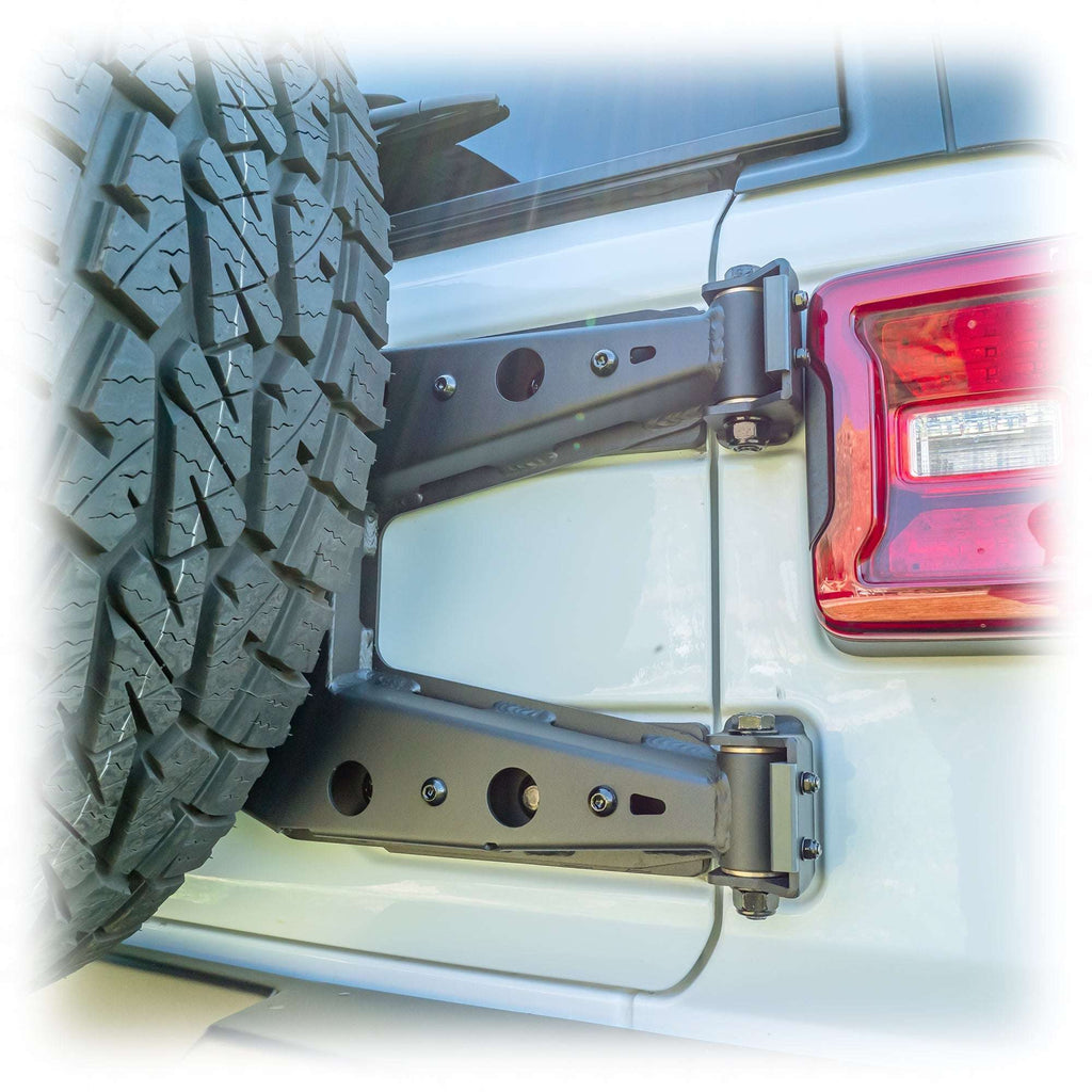Turn Offroad Tailgate Reinforcement Tire Carrier for Jeep Wrangler JL