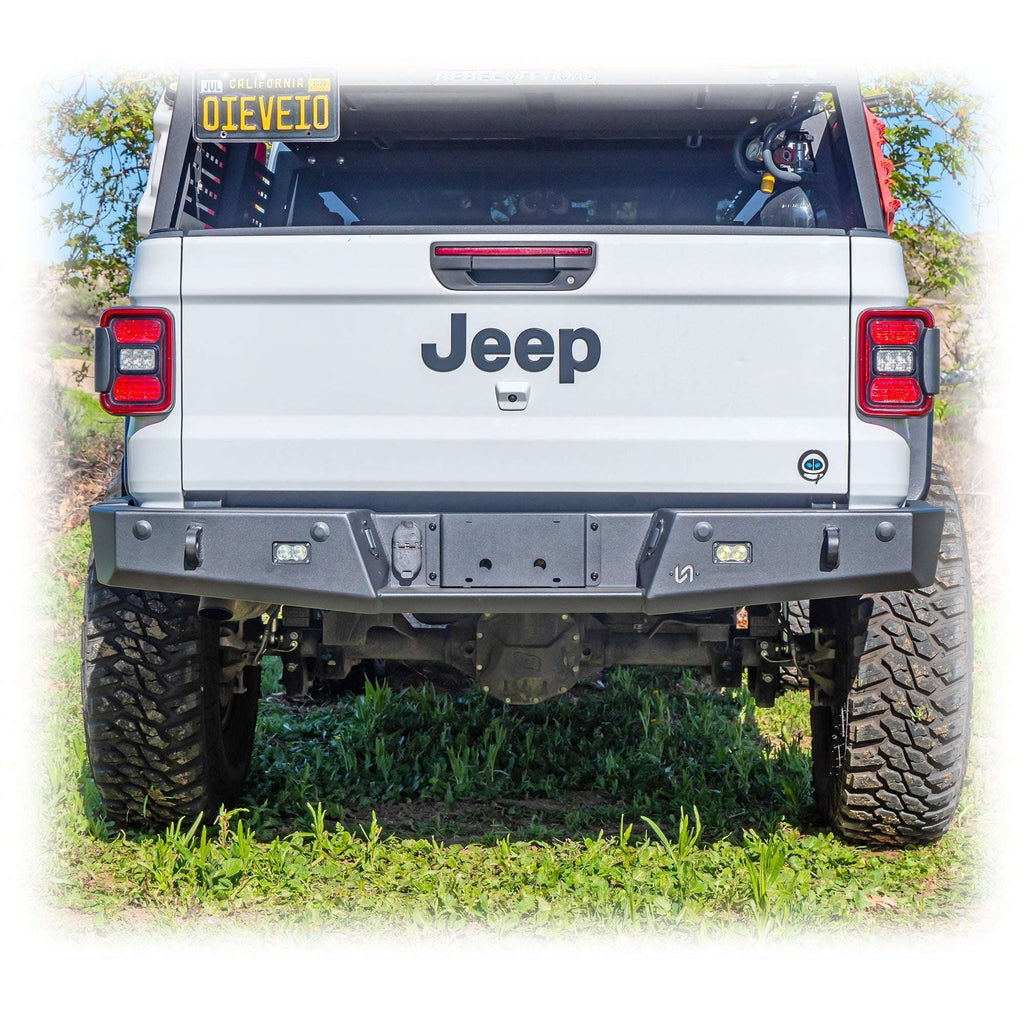 Turn Offroad Rear Bumper for Jeep Gladiator JT