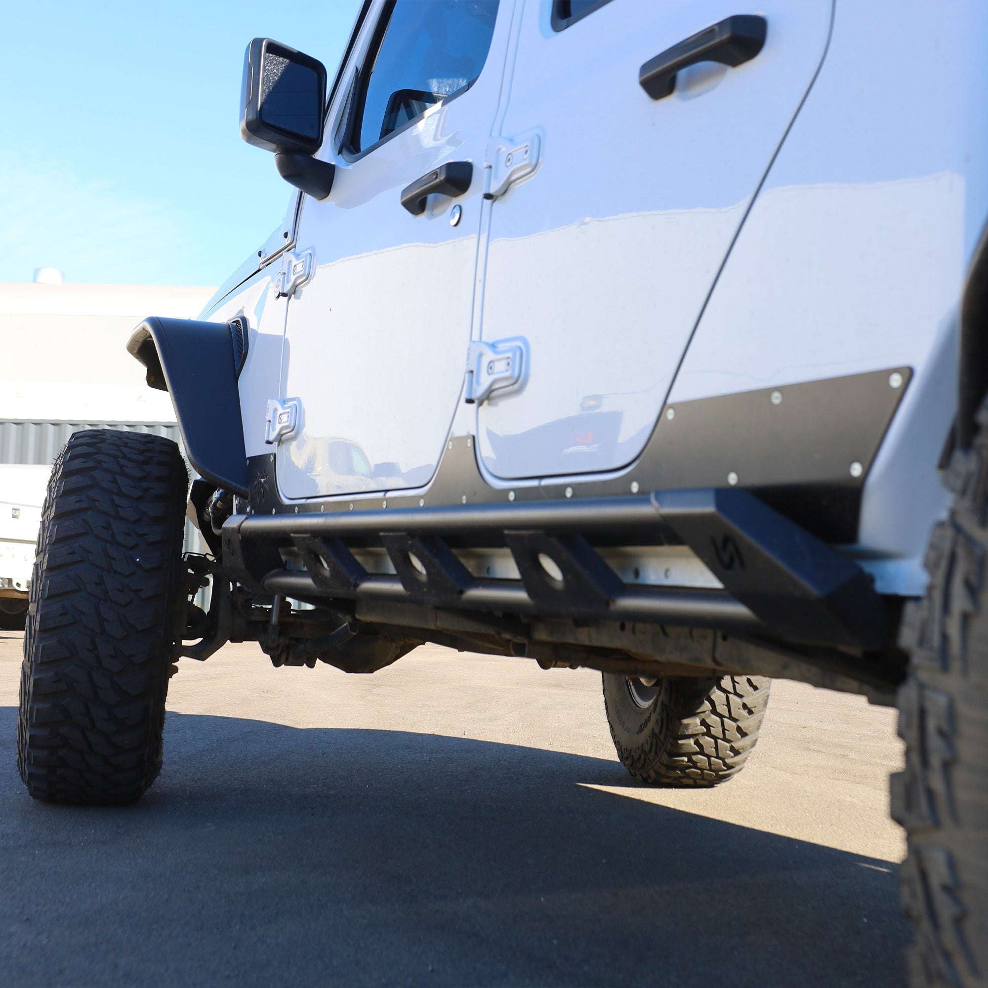 Turn Offroad Rock Sliders with Frame-Mount System for Jeep Gladiator JT