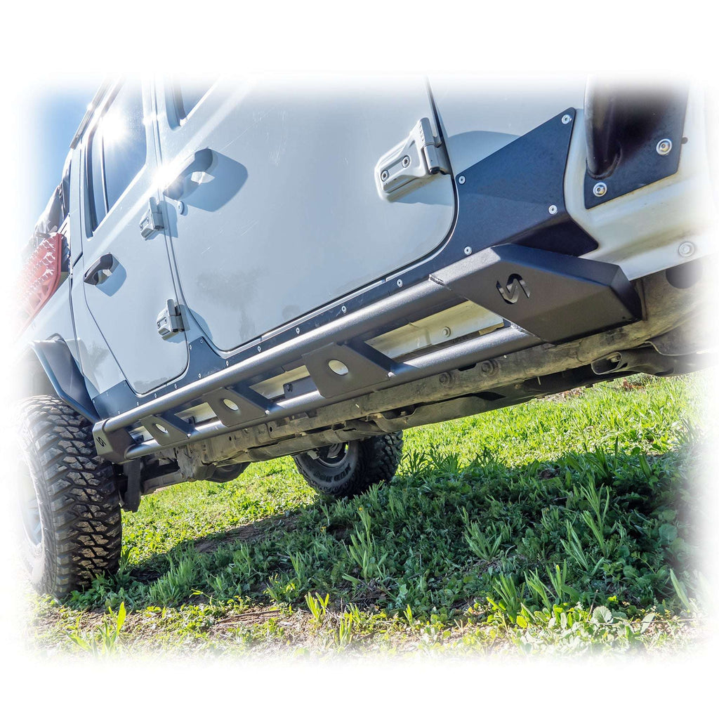 Turn Offroad Rock Sliders with Frame-Mount System for Jeep Gladiator JT
