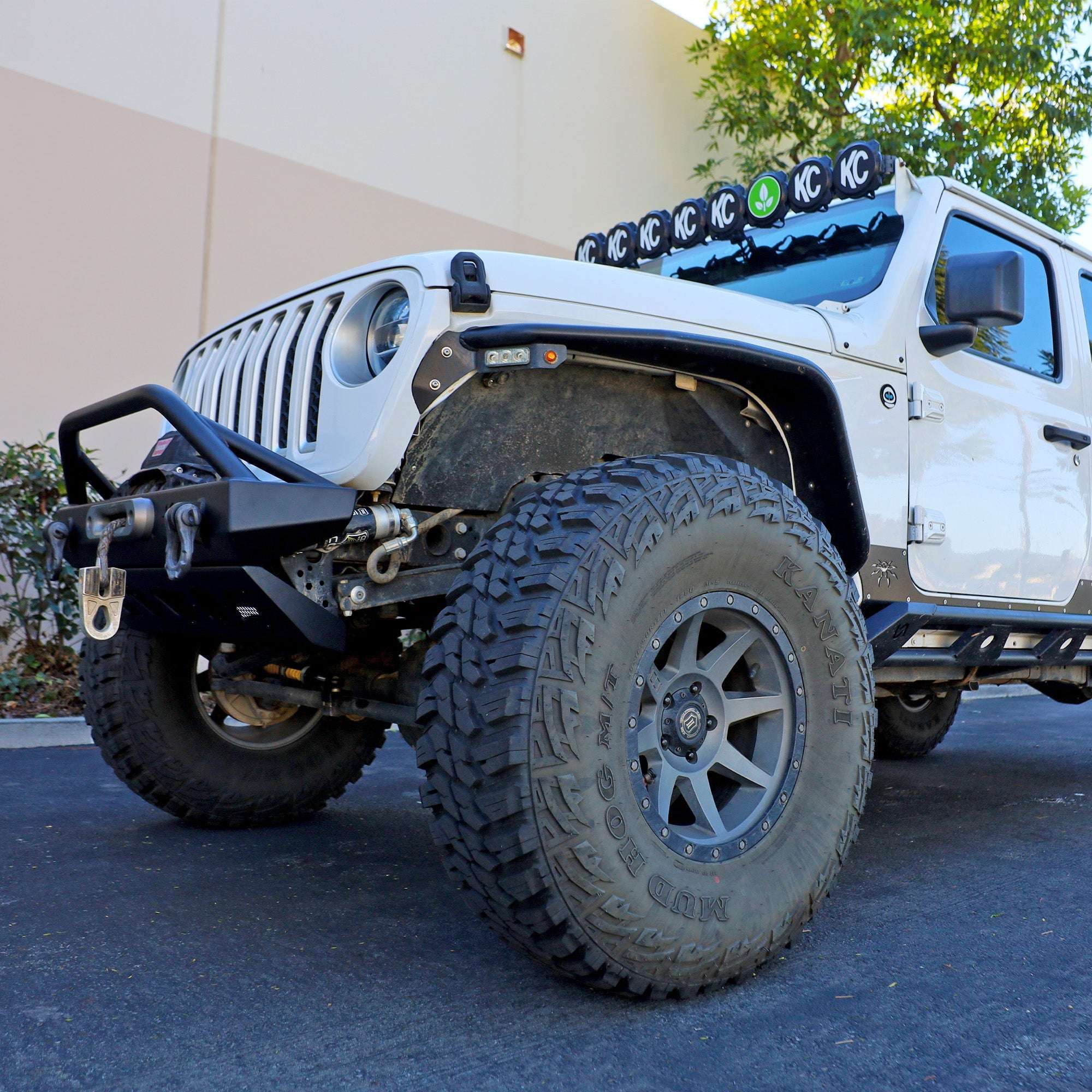 Turn Offroad Rock Sliders with Frame-Mount System for Jeep Gladiator JT