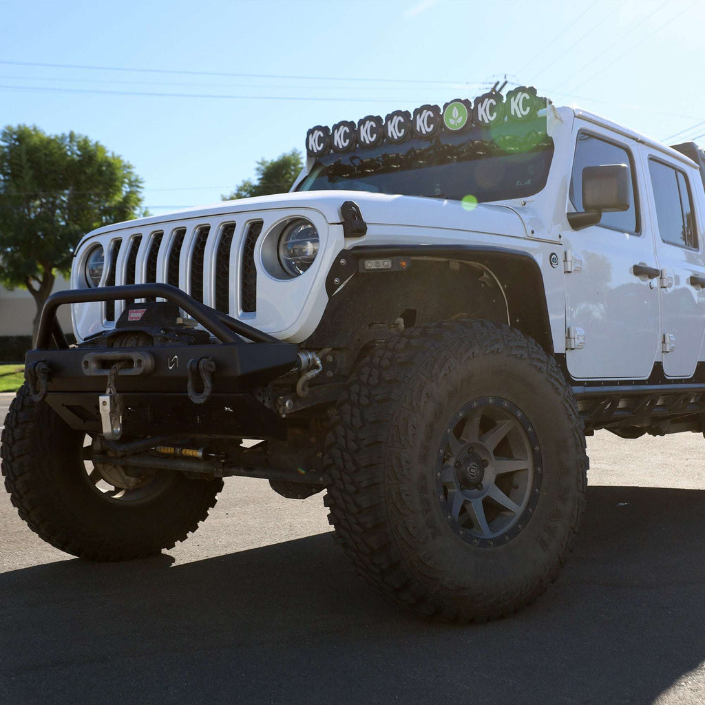 Turn Offroad Rock Sliders with Frame-Mount System for Jeep Gladiator JT