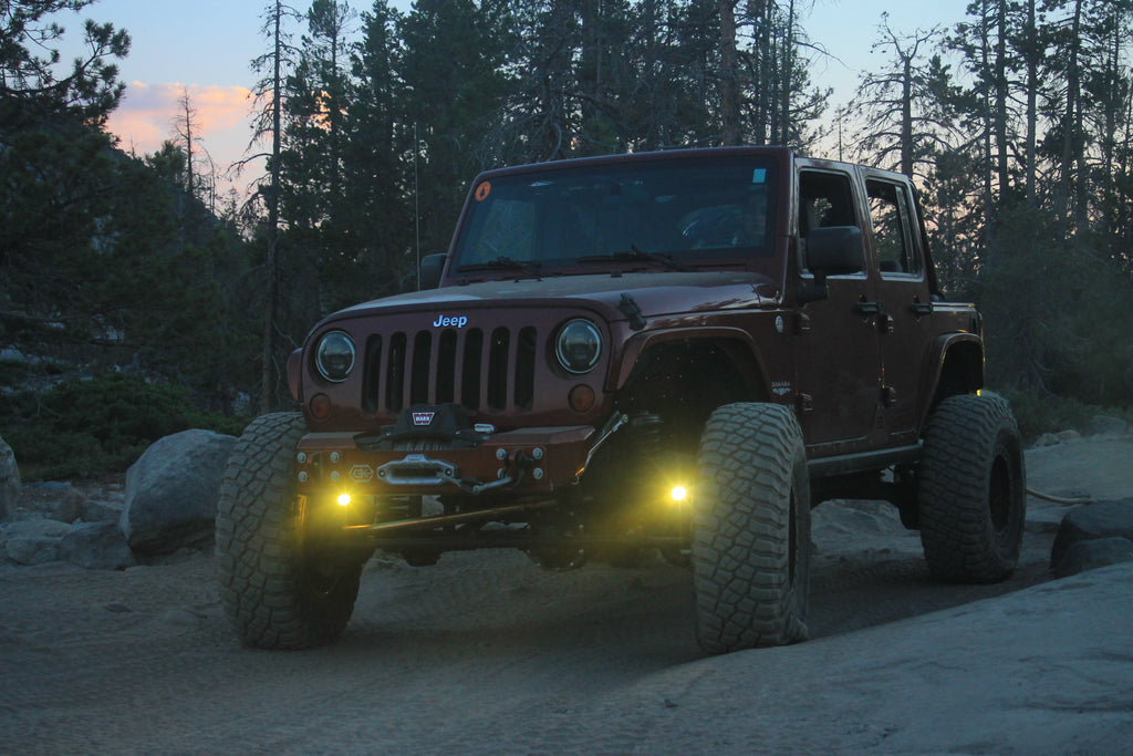 Jeep JK Steerable Knuckle Pod Light Mounts (2007-2018 Wrangler) By Gatekeeper Off-Road