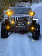 Jeep JL / JT Steerable Knuckle Pod Light Mounts (2018+ Gladiator/Wrangler) By Gatekeeper Off-Road