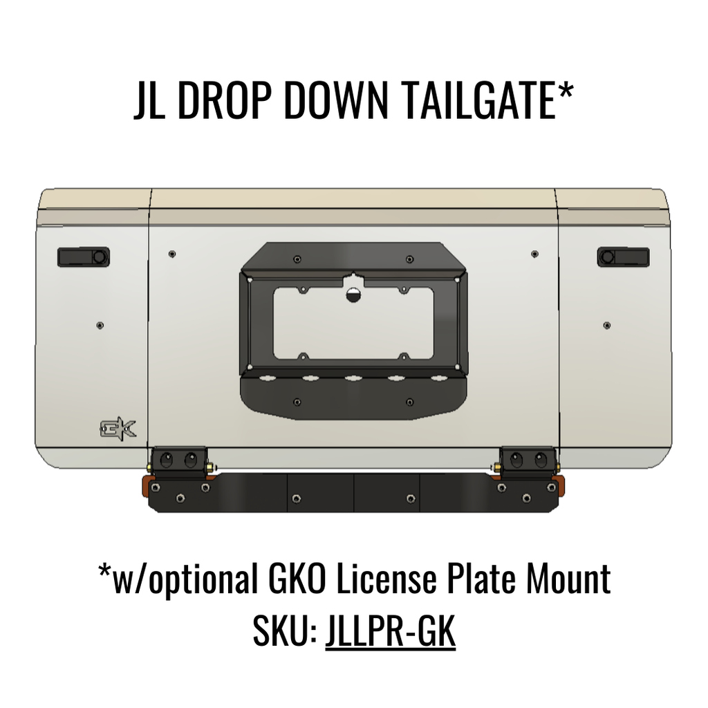 Drop Down Tailgate For Jeep JL/JLU 2018+ By Gatekeeper Off-Road