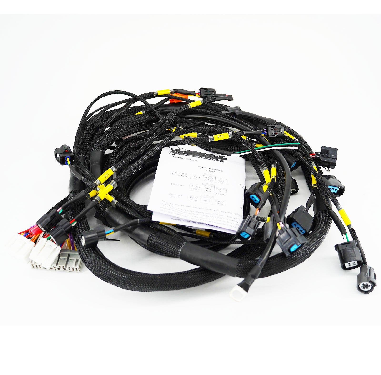 K20 K24 K-Series Tucked Engine Harness For Honda Acura K-Swap RSX Civic Si EP3 - Bull Boost Performance