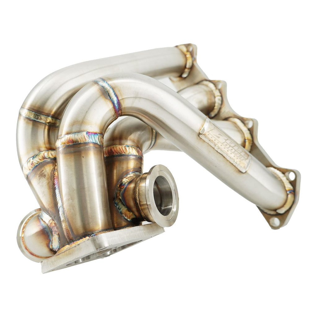 B Series Forward Front Facing Turbo Manifold T4 B16 B18 B20 GSR B18C SFWD GTX3582 - Bull Boost Performance