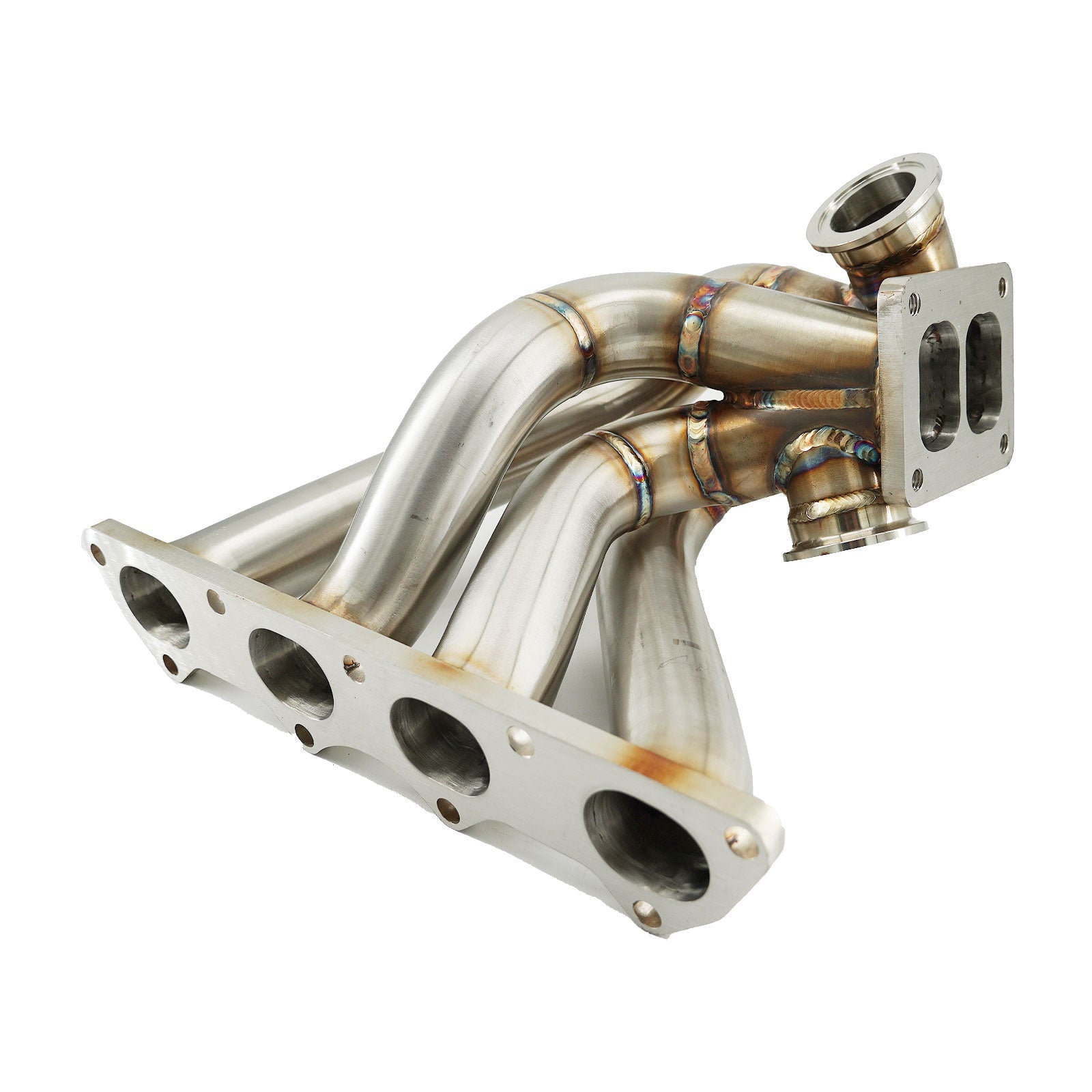 B Series Forward Front Facing Turbo Manifold T4 B16 B18 B20 GSR B18C SFWD 44mm - Bull Boost Performance