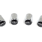 Chrome Valve Stem Tire Caps, Style: KIA
