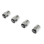 Chrome Valve Stem Tire Caps, Style: KIA