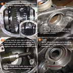 Front Inner Axle Side Seal Installation Tool & MG21103 Front Axle Tube Seal for Dana 30/44/60 Front differentials Fits Jeep Wrangle, Ford, Dodge, Volve and more. - Bull Boost Performance