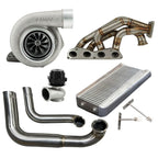 K Swap K Series K20 K24 Dual Ball Bearing Turbo Sidewinder Manifold Intercooler Kit - Bull Boost Performance