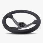 The Le Mans | Black Leather | Graphite Spoke | Black Stitch