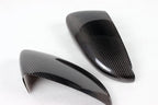 VW Scirocco Carbon Fiber Mirror Covers – Gloss Black Caps (2013–2016)