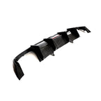 Audi A4 B9 Sedan Carbon Fiber Gloss Black Rear Bumper Diffuser 2018 - 2019