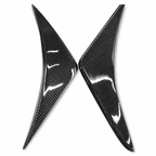 Dry Carbon Fiber Front Bumper Canards for Ford Mustang by Stratec Systems