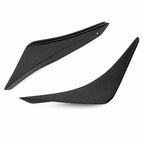 Dry Carbon Fiber Front Bumper Canards for Ford Mustang by Stratec Systems